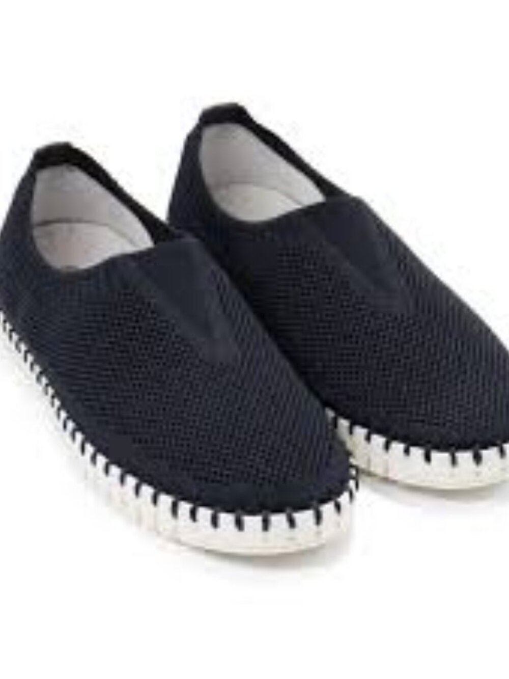 Eric Michael  Lucy Women's Sneaker, Navy Knit  Women Size 38 (7.5-8 US)     NEW